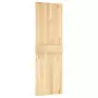 Porta Scorrevole con Set Hardware 70x210 cm Legno Massello Pino