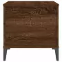 Tavolino Salotto Rovere Marrone 60x44,5x45 cm Legno Multistrato