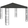 Gazebo con Stringa di Luci LED 3x3 m Antracite