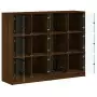 Libreria Ante Rovere Marrone 136x37x109 cm in Legno Multistrato