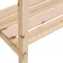 Tavolo Piante con Ripiano 78x38x,82,5cm Legno Massello di Abete