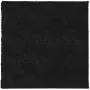 Tappeto Shaggy a Pelo Lungo Moderno Nero 200x200 cm