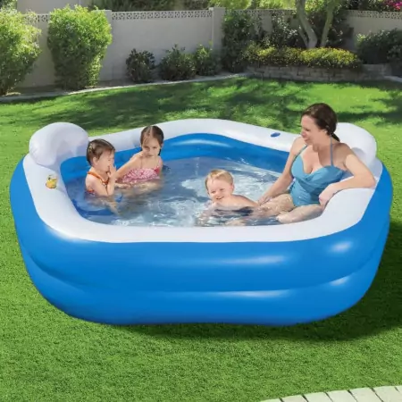 Bestway Piscina Family Fun Lounge 213x206x69 cm