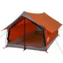 Tenda per 2 Persone Grigia Arancione 193x122x96cm Taffetà 185T