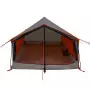 Tenda per 2 Persone Grigia Arancione 193x122x96cm Taffetà 185T