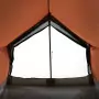 Tenda per 2 Persone Grigia Arancione 193x122x96cm Taffetà 185T