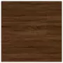 Mensole Parete 4pz Rovere Marrone 40x50x1,5cm Legno Multistrato