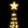 Albero di Natale a Cono con 70 LED Bianco Caldo 50x120 cm