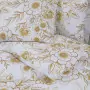 Set Copripiumino Bianco e Marrone 260x240 cm in Cotone