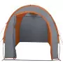 Tenda Portaoggetti Grigia e Arancione 204x183x178 Taffetà 185T