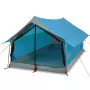 Tenda da Campeggio 2 Persone Blu 193x122x96 cm Taffetà 185T