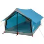 Tenda da Campeggio 2 Persone Blu 193x122x96 cm Taffetà 185T