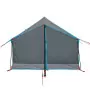 Tenda da Campeggio 2 Persone Blu 193x122x96 cm Taffetà 185T