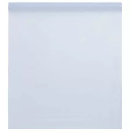 Pellicola Statica Smerigliata Bianco Trasparente 45x1000 cm PVC