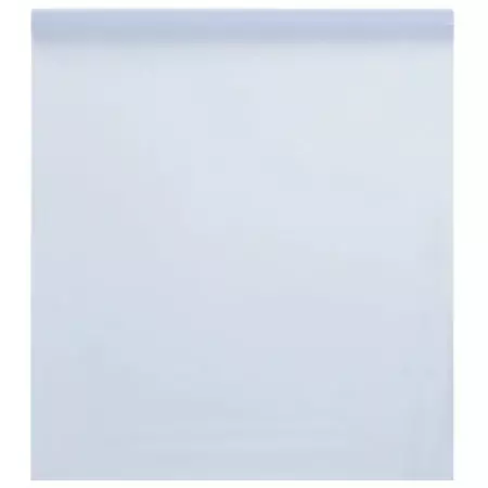 Pellicola Statica Smerigliata Bianco Trasparente 60x500 cm PVC