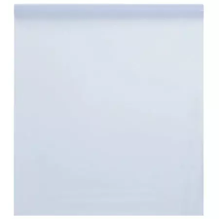 Pellicola Statica Smerigliata Bianco Trasparente 45x500 cm PVC