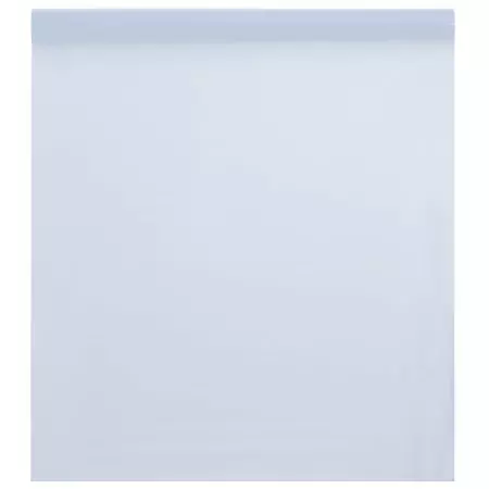 Pellicola Statica Smerigliata Bianco Trasparente 45x2000 cm PVC