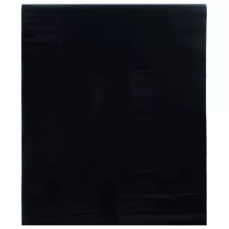 Pellicola Vetri Statica Smerigliata Nera 90x1000 cm PVC