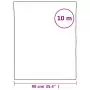 Pellicola Statica Smerigliata Bianco Trasparente 90x1000 cm PVC