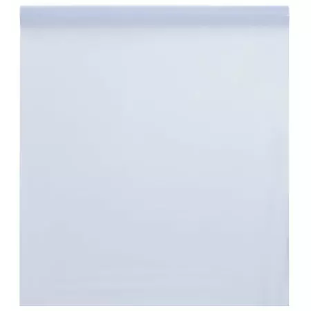 Pellicola Statica Smerigliata Bianco Trasparente 60x2000 cm PVC