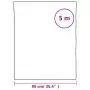 Pellicola Statica Smerigliata Bianco Trasparente 90x500 cm PVC