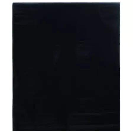 Pellicola Vetri Statica Smerigliata Nera 45x1000 cm PVC