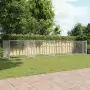 Gabbia per Cani con Porte Grigia 8x2x1,5 m in Acciaio Zincato