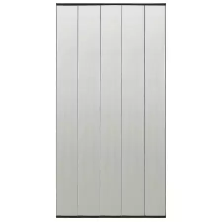 Zanzariera Porta con Tenda in Rete Nera 100x220 cm Poliestere