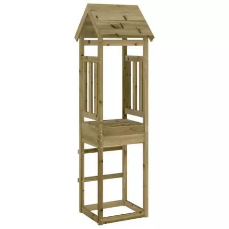 Torre da Gioco 52,5x46,5x206,5 cm in Legno di Pino Impregnato