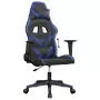 Sedia da Gaming Nera e Blu in Similpelle