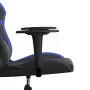 Sedia da Gaming Nera e Blu in Similpelle