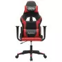 Sedia da Gaming Nera e Rossa in Similpelle