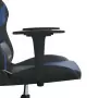 Sedia da Gaming Nera e Blu in Similpelle