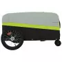 Rimorchio da Bici Nero e Verde 45 kg in Ferro