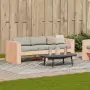 Divano da Giardino 3 Posti 189x60x62 cm Legno Massello Douglas