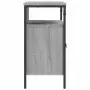 Mobile Lavabo Bagno Grigio Sonoma 60x30x60 cm Legno Multistrato