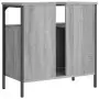 Mobile Lavabo Bagno Grigio Sonoma 60x30x60 cm Legno Multistrato