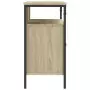 Mobile Lavabo Bagno Rovere Sonoma 60x30x60 cm Legno Multistrato