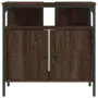 Mobile Lavabo Bagno Rovere Marrone 60x30x60cm Legno Multistrato