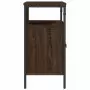 Mobile Lavabo Bagno Rovere Marrone 60x30x60cm Legno Multistrato