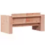 Divano da Giardino 2 Posti 134x60x62 cm Legno Massello Douglas