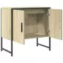 Mobile Lavabo Bagno Rovere Sonoma 60x33x60 cm Legno Multistrato