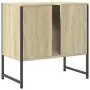 Mobile Lavabo Bagno Rovere Sonoma 60x33x60 cm Legno Multistrato