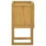 Mobile da Bagno 45x45x75 cm in Legno Massello di Teak