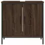 Mobile Lavabo Bagno Rovere Marrone 60x30x60cm Legno Multistrato