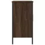 Mobile Lavabo Bagno Rovere Marrone 60x30x60cm Legno Multistrato