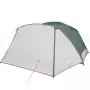 Tenda da Campeggio 6 Persone Verde 412x370x190 cm Taffetà 190T