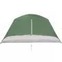 Tenda da Campeggio 6 Persone Verde 412x370x190 cm Taffetà 190T