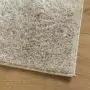 Tappeto a Pelo Lucido Lungo ISTAN Effetto Beige 100x200 cm