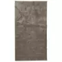 Tappeto a Pelo Lucido Lungo ISTAN Effetto Grigio 80x150 cm